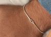 Individuelle Edelstahl PVD Damen Quadrat Schlange Halskette Kette Liebe 14k Gold Knoten Armbänder für Herren