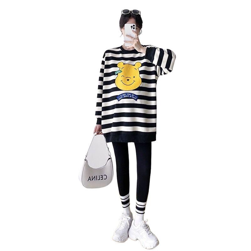 Winnie the Pooh Maternity Sweatshirt: Loose Fit for Spring & Fall