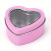Heart Shape Metal Box Aluminum Tin Jar for Cream Balm Nail Candle Cosmetic Container Refillable Tea Cans Candy Packaging Box