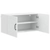 Wall Cabinet LUCCA High Gloss White 80 X 31 X 40 Cm Particleboard