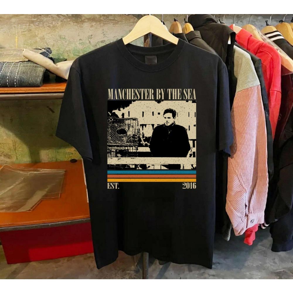 

Manchester By The Sea Movie Theme T-Shirt Retro Style Printed Pattern T-Shirt A Gift for Fans Men s and Women s T-Shirt S