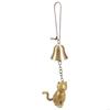 62KD Cats Wind Chimes Outdoor and Indoor Decoration Rustproof Metal Soothings Sound Garden Porch Hanging Ornament