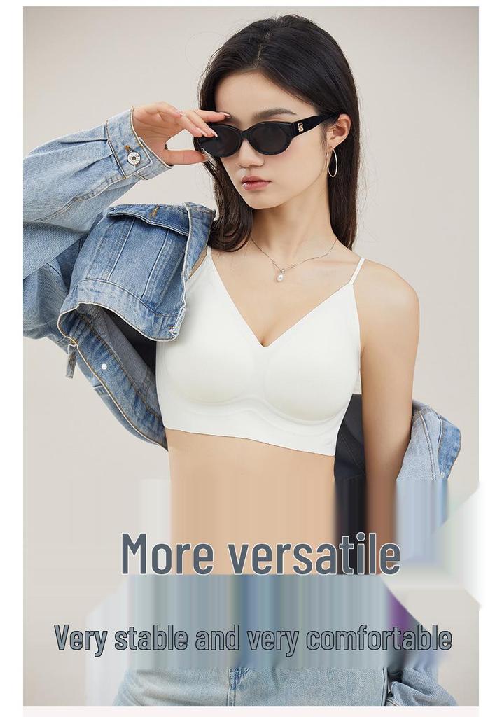 Back Beauty: Popular Invisible Backless Bra with Seamless, Crossable Thin Straps for Summer