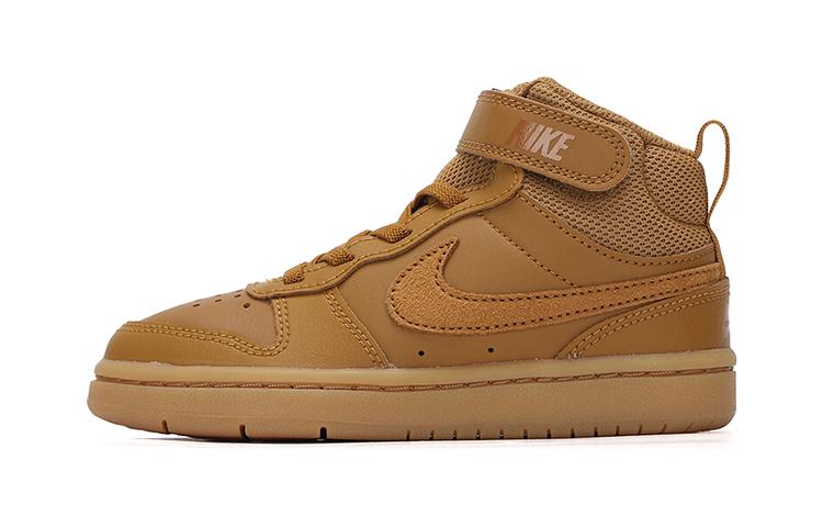 

Nike Court Borough Mid 2 Wheat Black Gum Light Brown GS CD7783-701 28