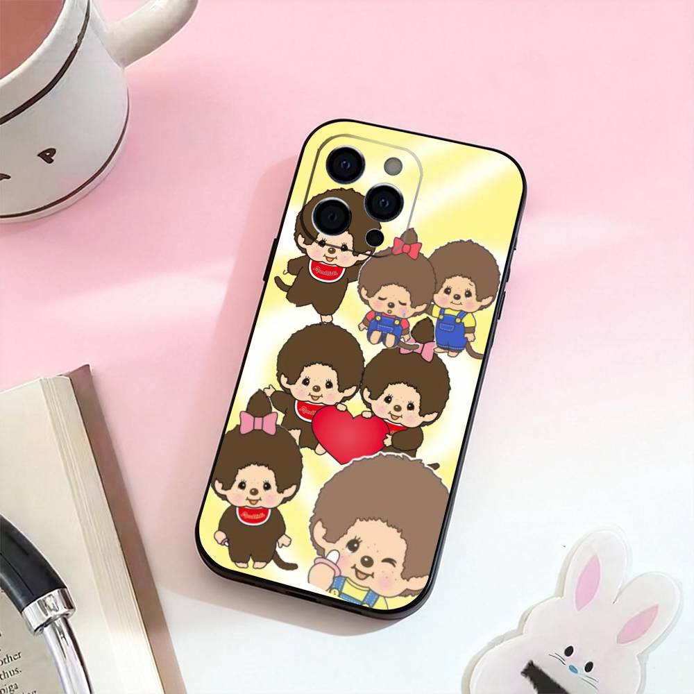 Cartoon M-Monchhichis Phone Case Silicone Soft For IPhone 17,16,15,14,13,12,11,XS,Plus Pro Max