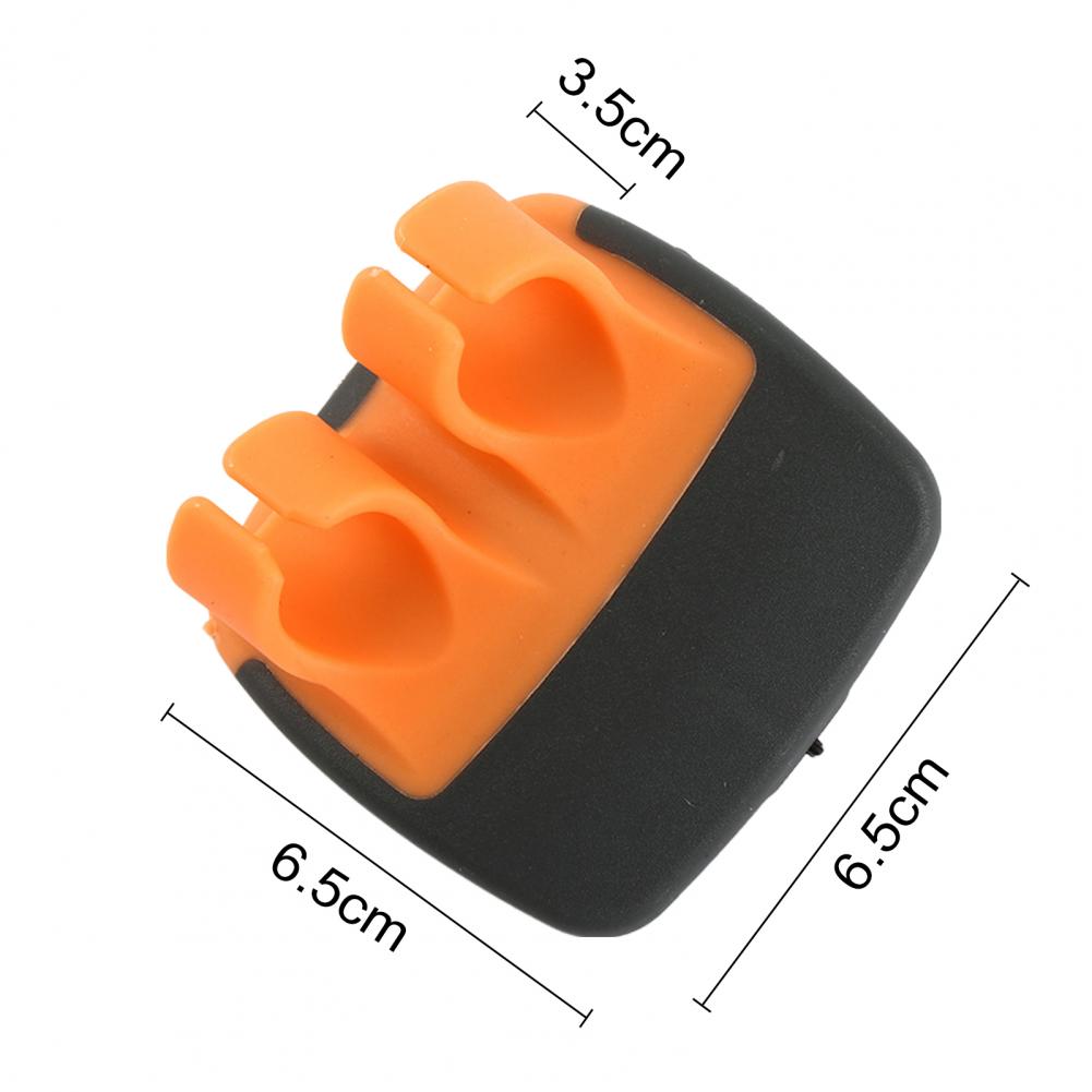 Stainless Steel Finger Grip Peeler, Rubber Handle, Palm Peeler, Ergonomic Design, Space Saving