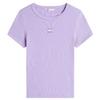 Tommy Jeans Womens/Ladies Badge Ribbed Regular T-Shirt