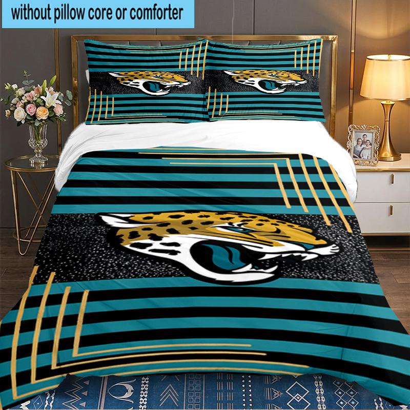 Jaguar Team Spirit 3pcs Bedding Set,Including 1pc Duvet Cover And 2pcs Pillowcases Perfect Gift for Christmas,Ideal for Bedroom, Dormitory