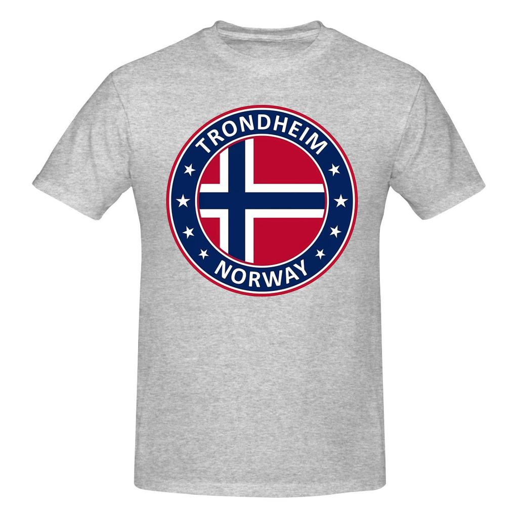 Trondheim Norway Skinfriendly Tshirt Urban Commuting Reinforced Collar Short Sleeve