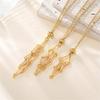 Adjustable Chain Mesh Pendant Necklace Empty Cage Crystal Stone Holder Necklace