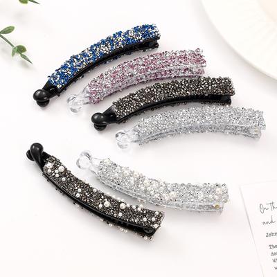 Rhinestone Beads Hair Clip Volumizing Hair Accesories Creating Stylish Hairstyles For Parties And Everyday Use
