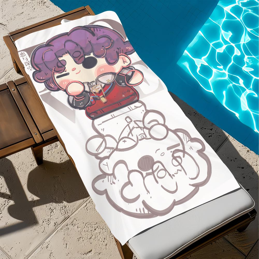 love game deepspace Towel Beach Quick Dry Soft Pool Towels Gift for Travel Gym Shower Camping sports