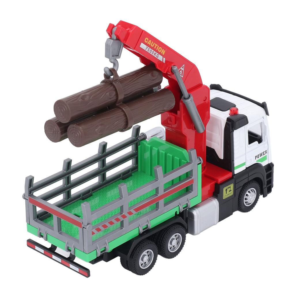 1:32 Holztransportkran Legierungssimulation Holztransporter mit Licht Ton für Kinder Kleinkinder