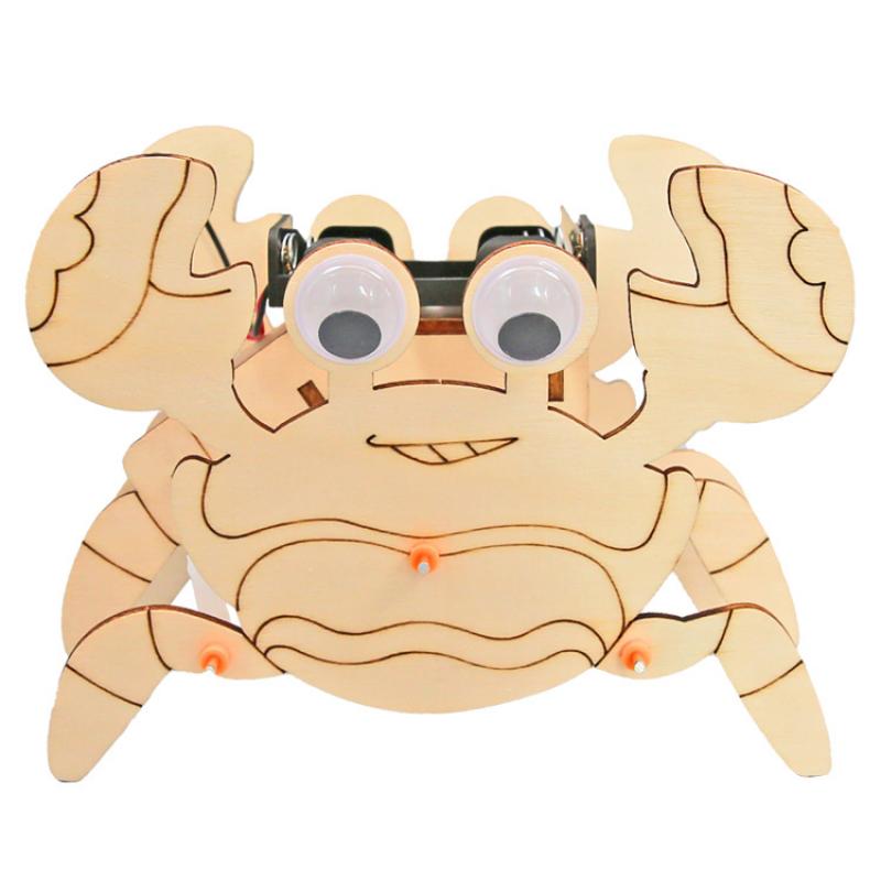 Scientific Experiment DIY Bionic Mechanical Crab Children's Handmade Toys Physical Materials Technology Small Production