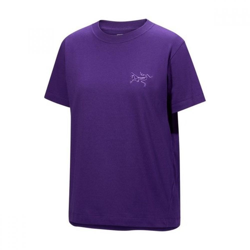 Arcteryx Women Crag Cotton Little Bird Crew Neck Shirt Ss Atpfw08468 BLACK / BLACK / SM
