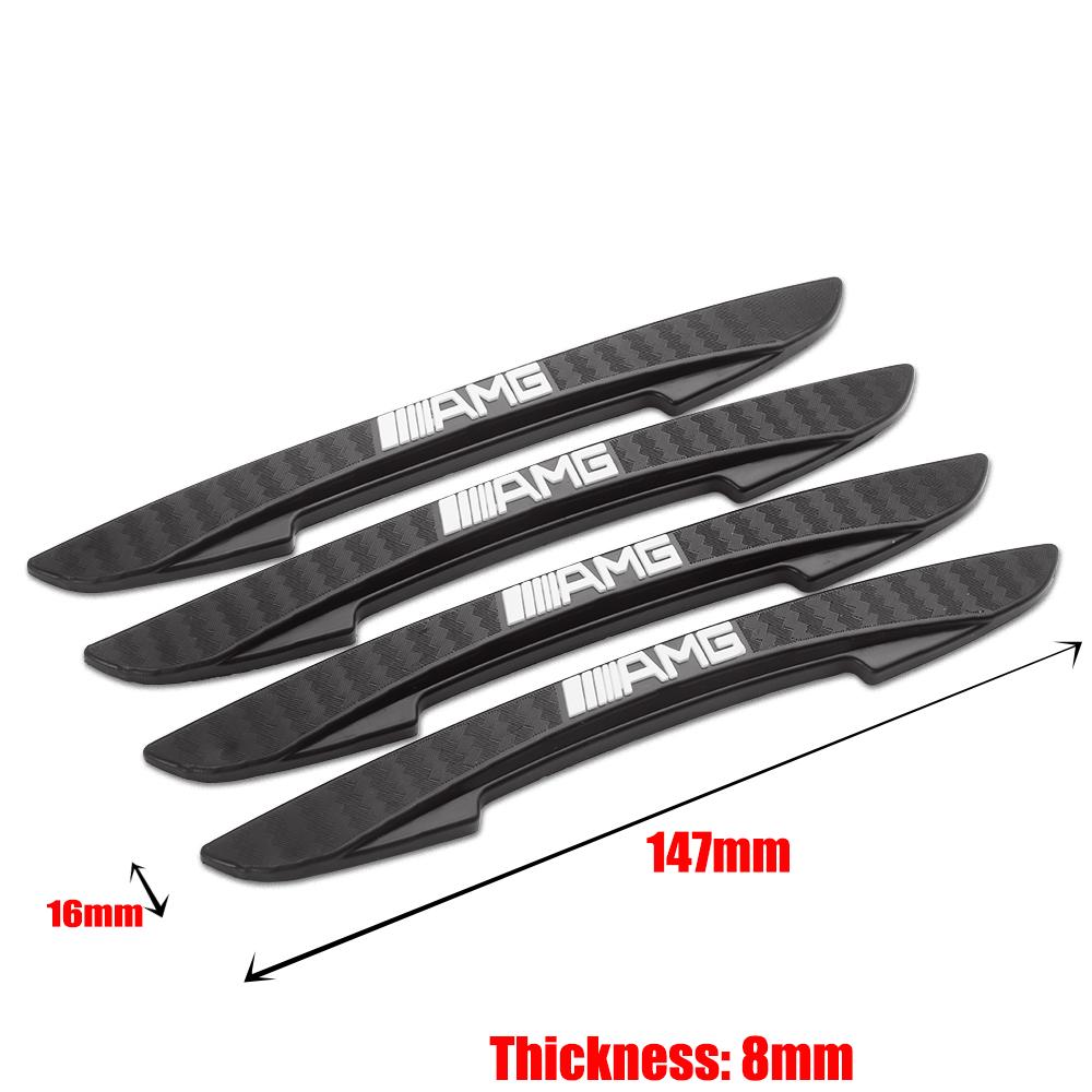 GLC GLB 4ks Gumové Pásky Chrániče Hrany Dveří Auta Proti Srážce Samolepky Pro Mercedes-Benz AMG W202 W203 W204 W205 W210 W211