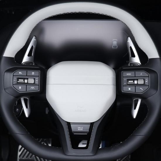 Car Aluminium Steering Wheel Shift Paddle Extension Shifter For KIA K4 2024-2026 серебряный
