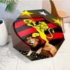 Sport Club Football Crest Printed Automatic Umbrella, 8-Frame for Travel, Camping, Casual Umbrella, Essential Gift for  for Family and Friends