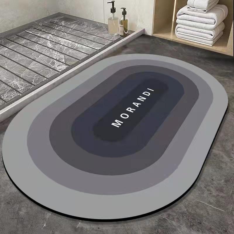 Absorbent Mat Absorbent Foot Mat Toilet Bathroom Non Slip Mat Absorbent Soft Mat Quick drying Rubber Carpet