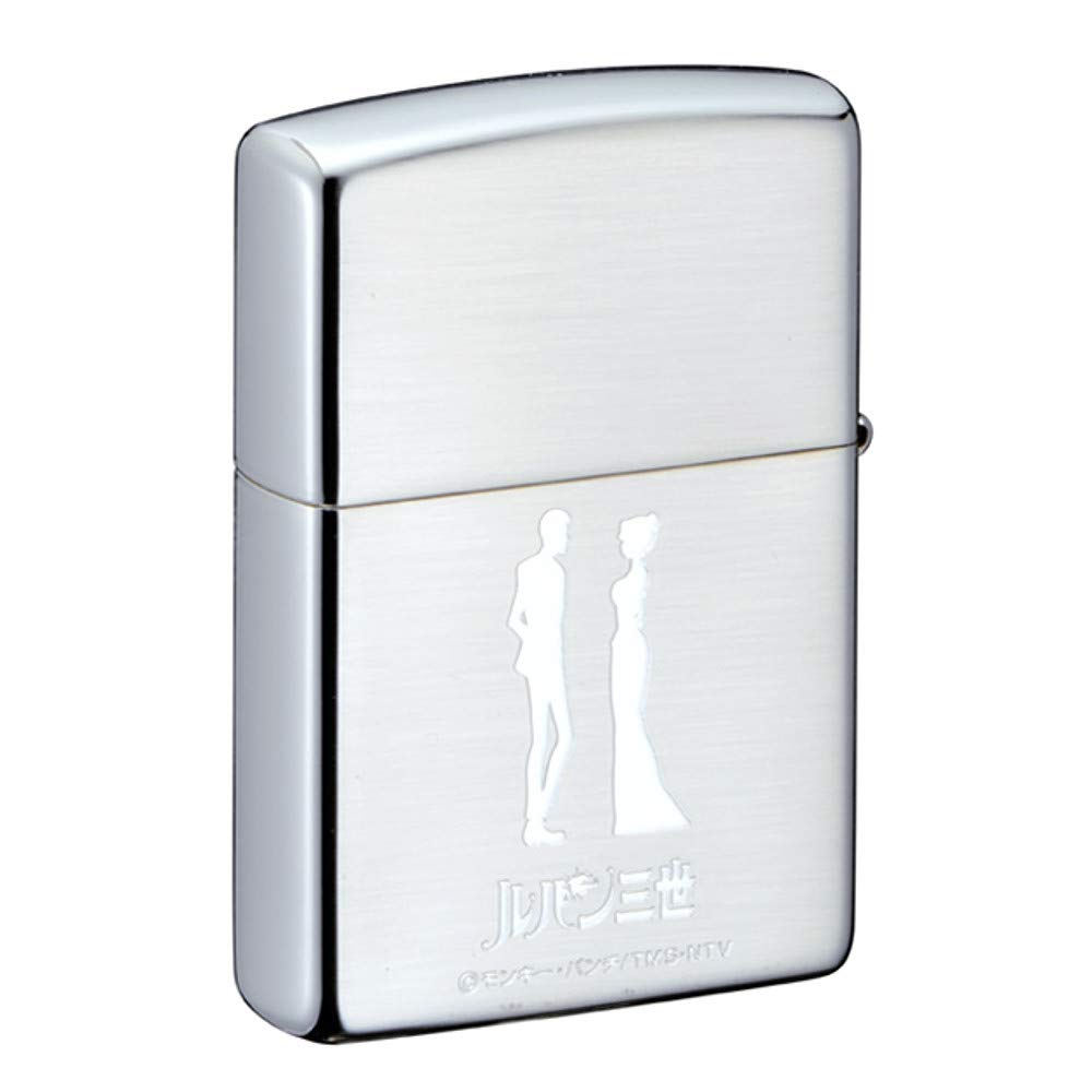 Lupin III Zippo Fujiko After Shower Silver Satin -
