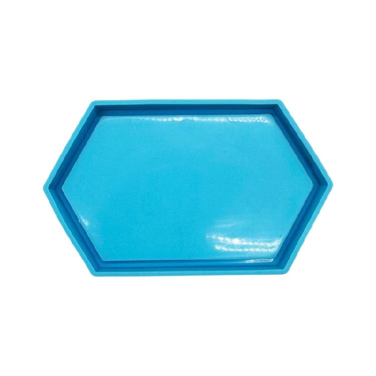 

Silicone Tray Mold Coasters Mold Hexagon Epoxy Resin Casting Mold for Resin Art Home Decor Silicone Jewelry Box Mold 1