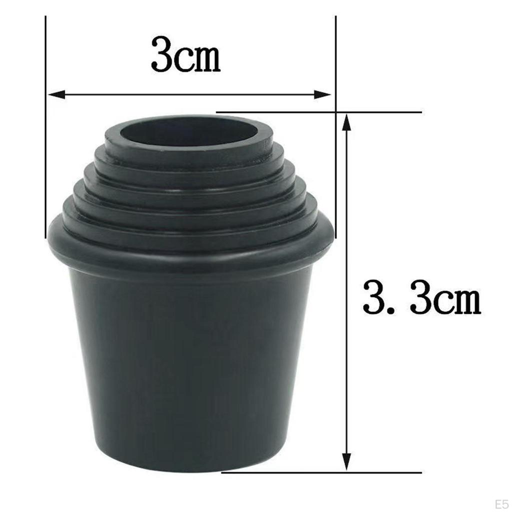 3 Pieces Practical Drum Leg Protectors Replacement Percussion Accessory Feet Hardware for