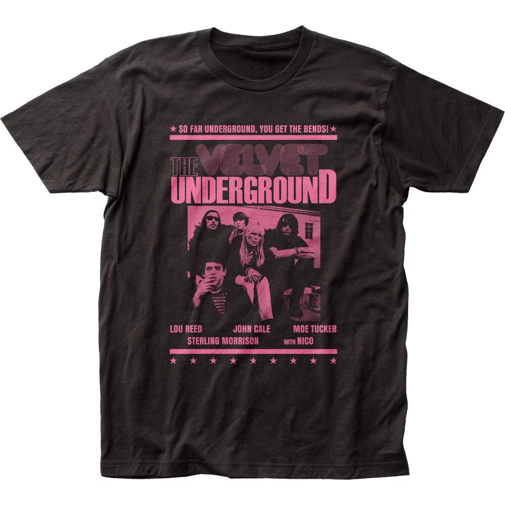 Velvet Underground So Far Underground Mens T Shirt Rock Roll Classic Tee Black