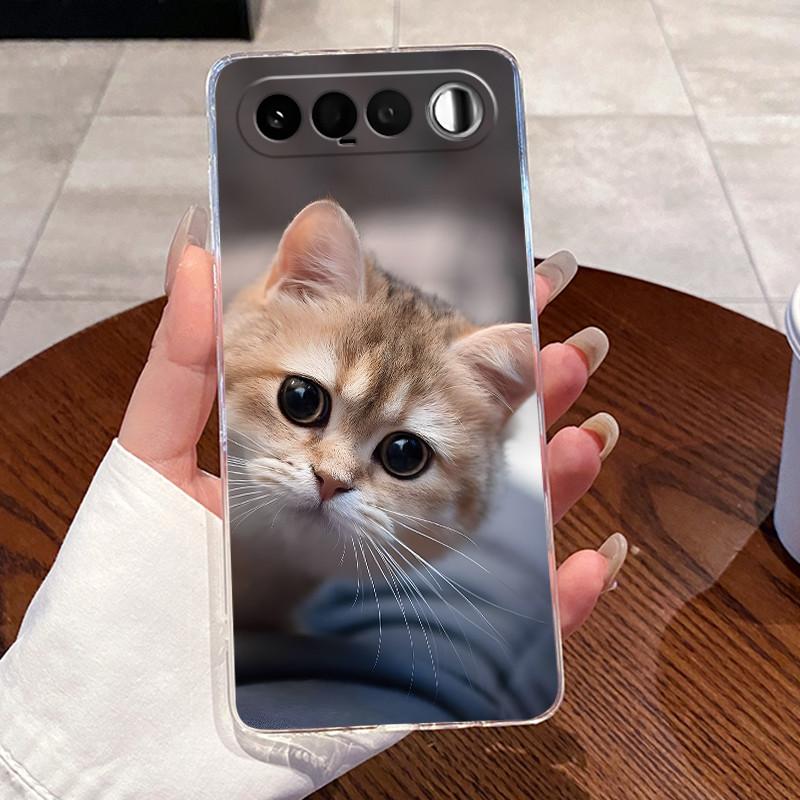Jelly Casing For Realme 16 5G Coque Capa Clear Silicone Soft TPU Back Cover Cute Cat Rabbit Heart Protective Case Fundas