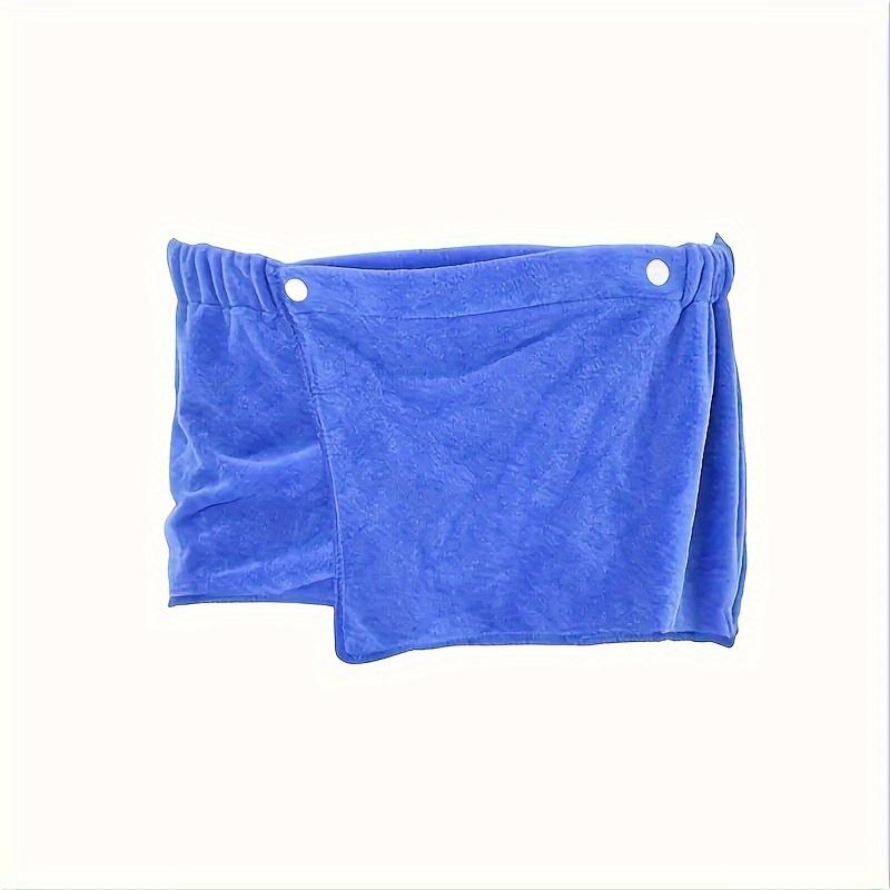 1 Piece of Men's Soft Wearable Bath Towel, Solid Color Shorts Wrapped Towel, Beach Towel, Camping Towel, Bathroom Bath Amenities