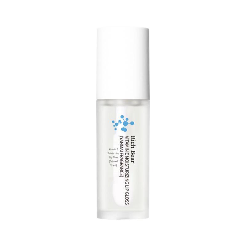 Rich Bear Transparent Vitamin E Lip Gloss: Lightens Lines, Plumps, and Primes for Autumn/Winter