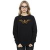 DC Comics Womens/Ladies Justice League Movie Wonder Woman Emblem Sweatshirt