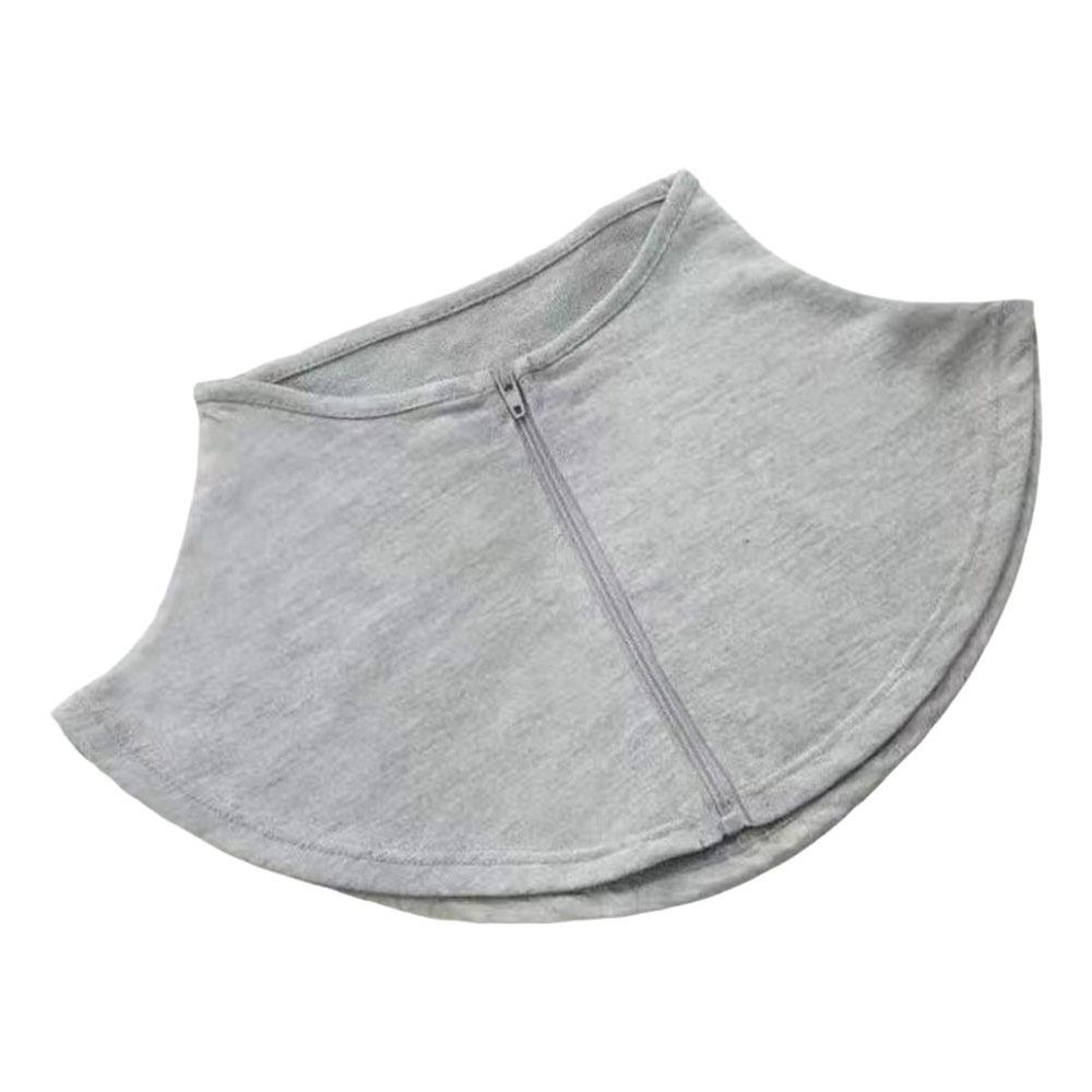 Nouveau Col Faux Col Zippé Protection Solaire Mince Faux Col Châle Foulard Rayé