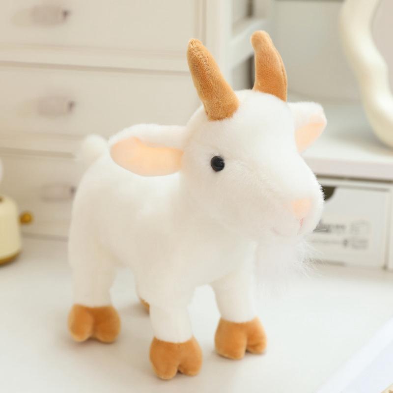 Cute Simulation Standing Animal Deer Lion Doll Plush Toy Tiger Leopard Doll Children'S Ragdoll