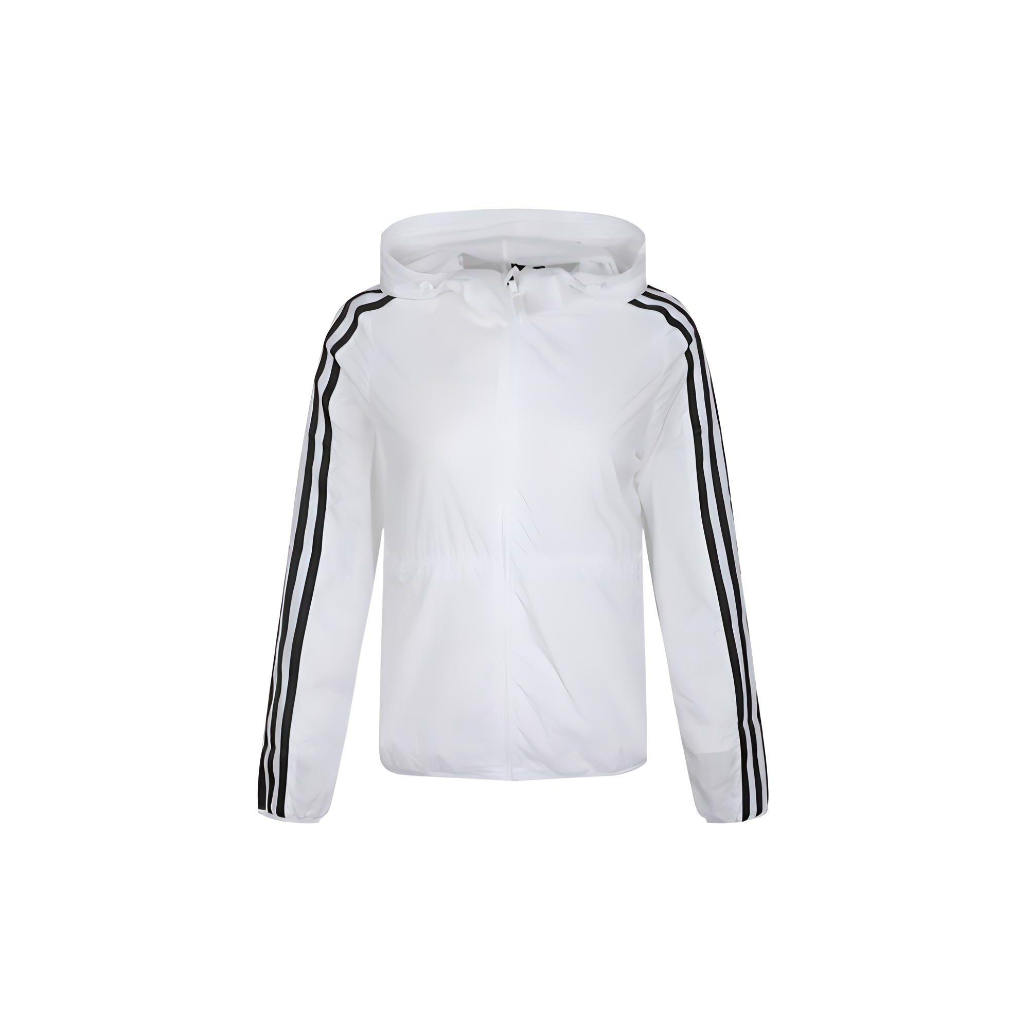 

Adidas Hooded Woven Windbreaker Jacket Women Jackets White EH3908 M