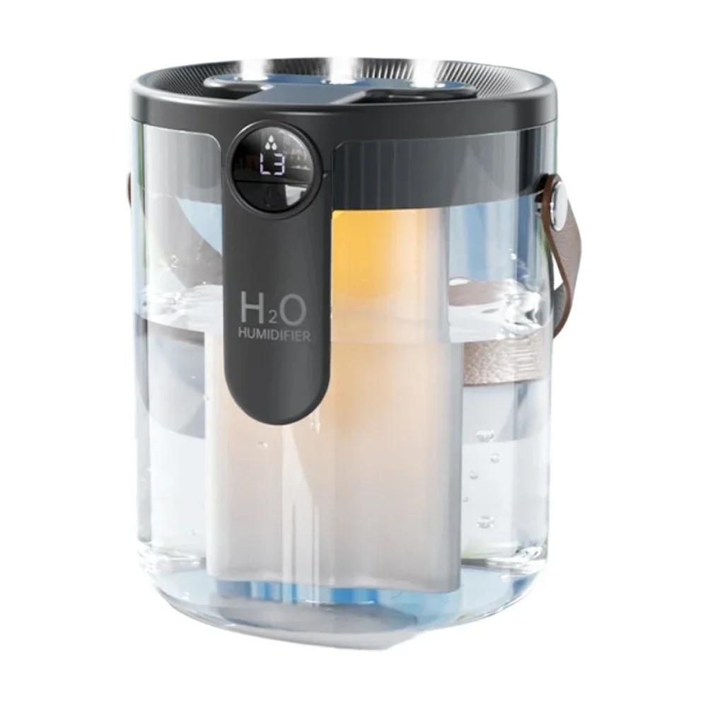 

Wireless 1 5L Portable Humidifier Featuring Three Adjustable Spray Ports for Quiet and Efficient Air Moisturizing сірий колір