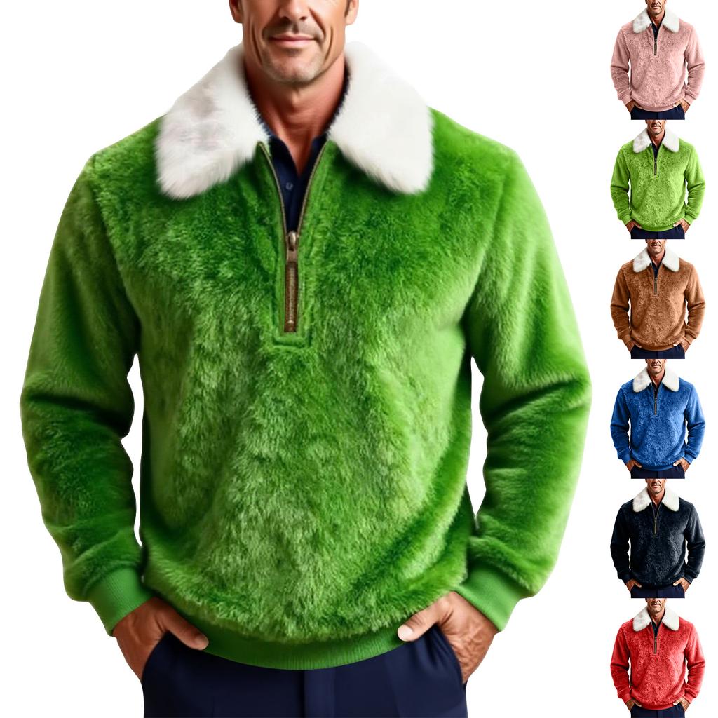 Men's Vintage Christmas Round Neck Sweatshirt