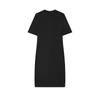 New FILA Short Sleeved Dresses Women's Black F11W425304FBK