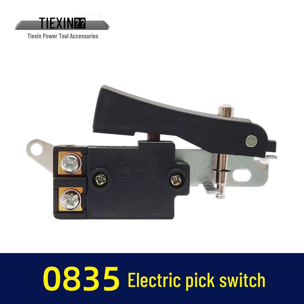 Electric Pickaxe Accessories: Switch 0835, Switch 65, Long Cap 04908
