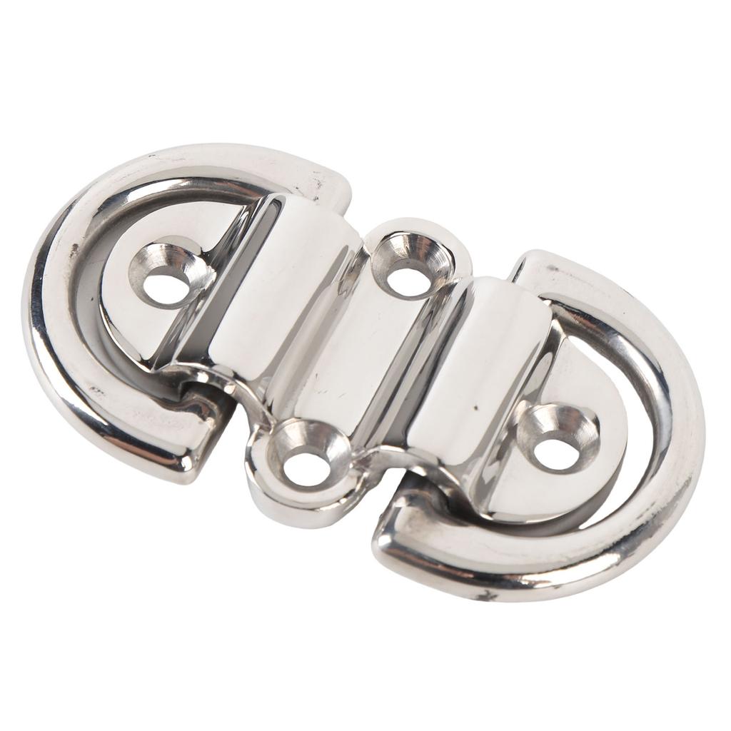 Boat D Type Connector 316 Stainless Steel Strong Load Bearing Multifunctional Boat Ring Connector Hook for Marine Yacht