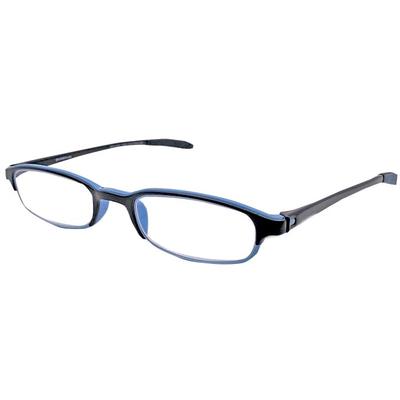 RSINC Smarty Plný rám Ľahký Obdĺžnikový Unisex Rám na okuliare |Okuliare pre Všetky Vekové Skupiny (Modrá čierna, Stredná) Daň 54013 PD 63-12-140 mm