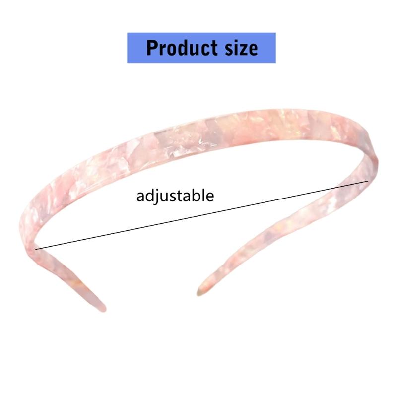 Multipurpose Acetate Hairband Simple High Crowns Headbands Multi Functional Hair Accessory For Fashionable Style 2025