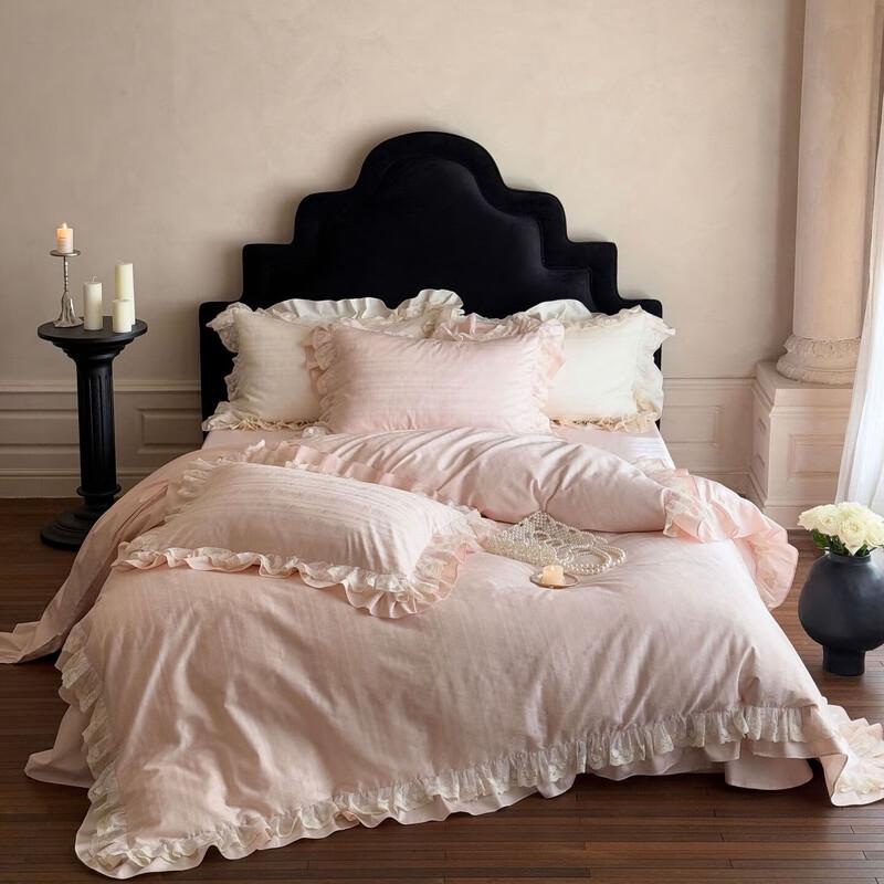 COMOLIVING Madeleine Lace Bedding Set