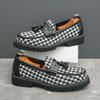 Leather Shoes Man Casual Loafers Luxury Design Slip On Male Dress Shoes Leisure Style Big Size Good Wear-resistant Sole