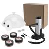 Máquina Portátil de Infusão de Fumaça Smoker para Cocktails Com Tampa de Cúpula e Lascas de Madeira Infusor de Fumaça Fria Portátil Durável