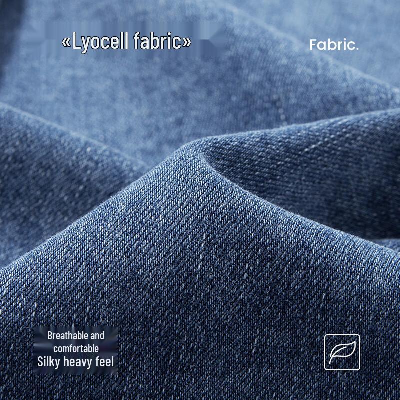 Navigare Women's Slimming Lapel Long-Sleeve Denim Shirt