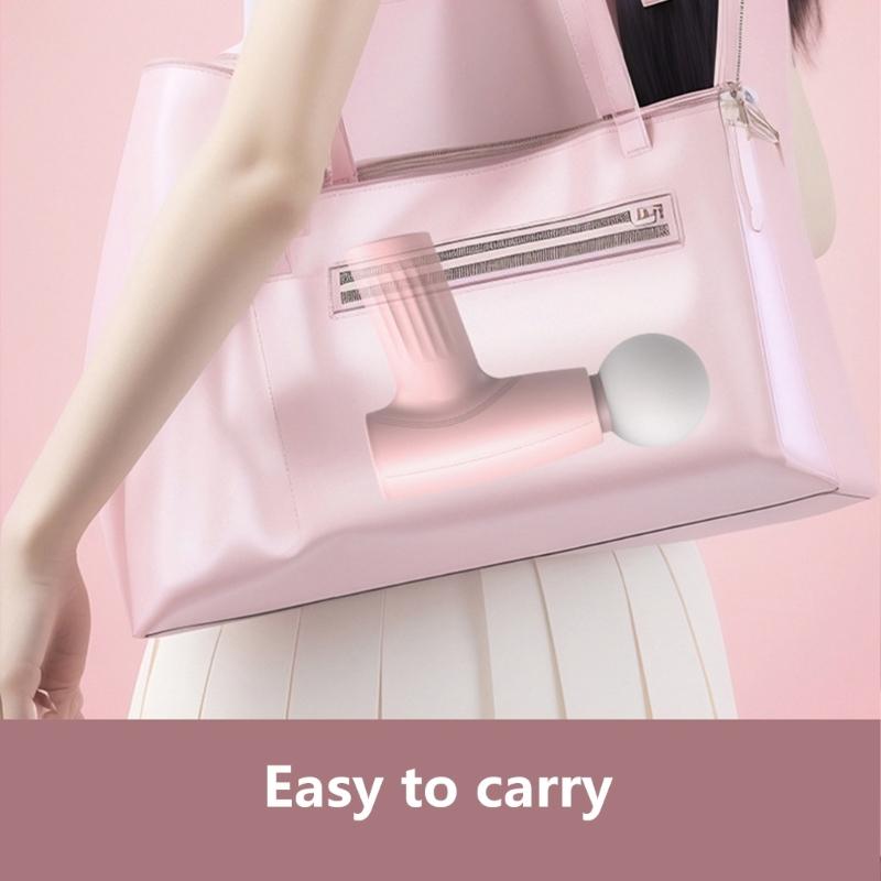 Portable Small Massage Tool for Tissue Massager USB Rechargeable Muscle Relief with Long Battery Life