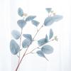 Artificial Eucalyptus Leaves Flowers Branch Fake Plant Decoration for Wedding Home Flower Arrangement Blue Pink Eucalyptus Decor