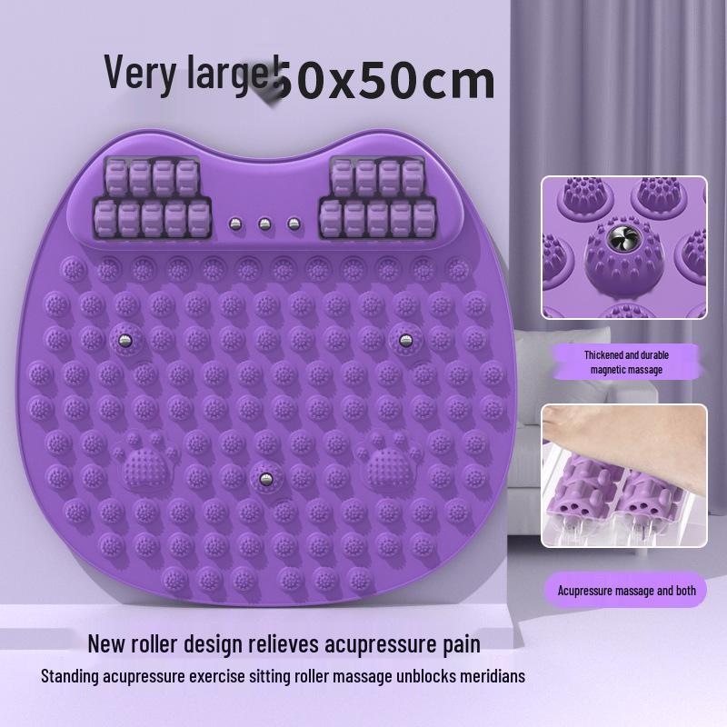 

Акупрессурный массажный коврик для ног с роликами - Меридианный массаж для домашнего использования
