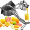 Zitronenpresse - RUHHY - Manuell - Langlebiges Metall - Orange - 1 Stück