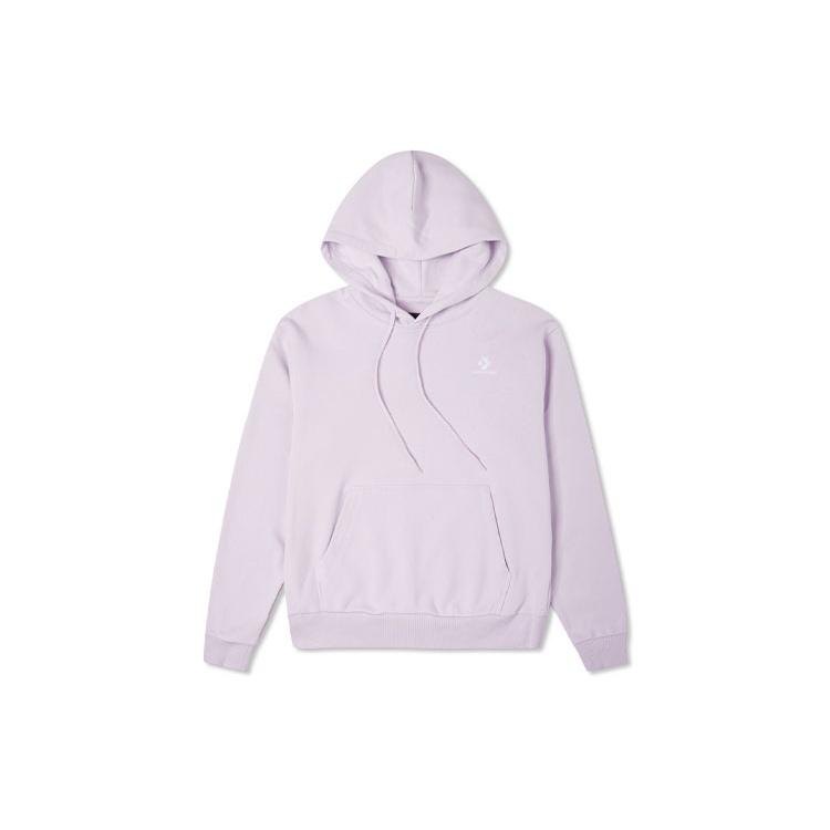 (WMNS) Converse Embroidered Solid Color Hoodie Purple Women s 10019442-A29 L